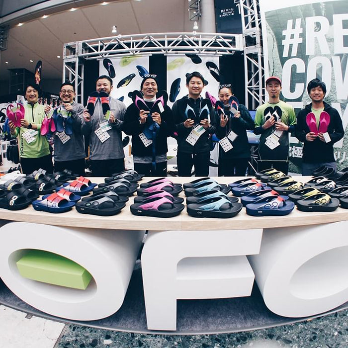OOFOS at the Tokyo Marathon