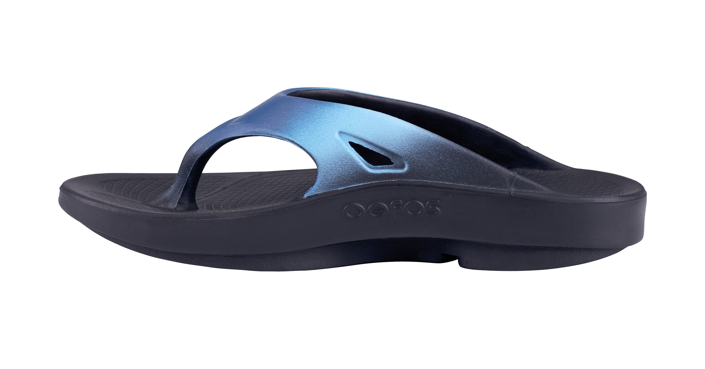 Men's oofos sales flip flops