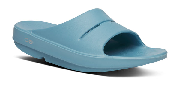 OOFOS Men's OOahh Recovery Slide Sandal - Ocean Blue – oofos.co.uk