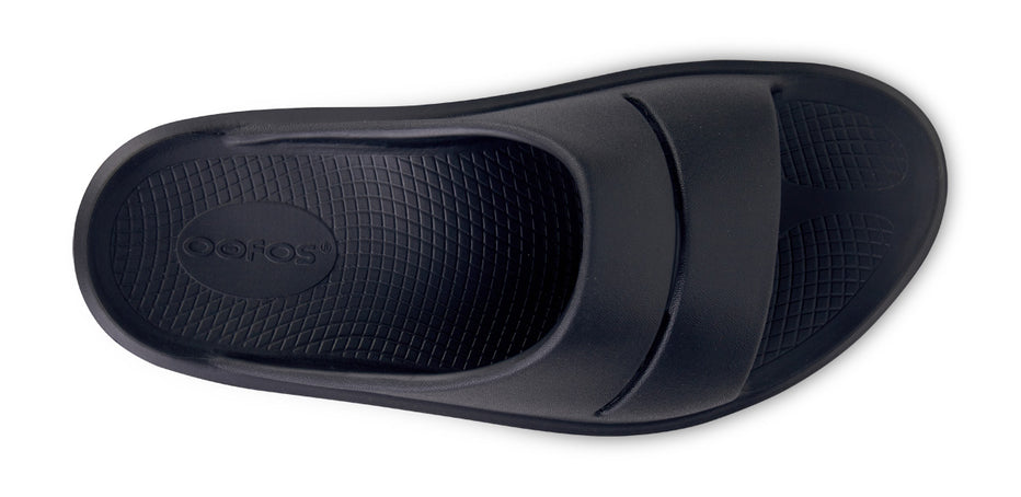 OOFOS Women's OOmega OOahh Recovery Slide Sandal - Black – oofos.co.uk