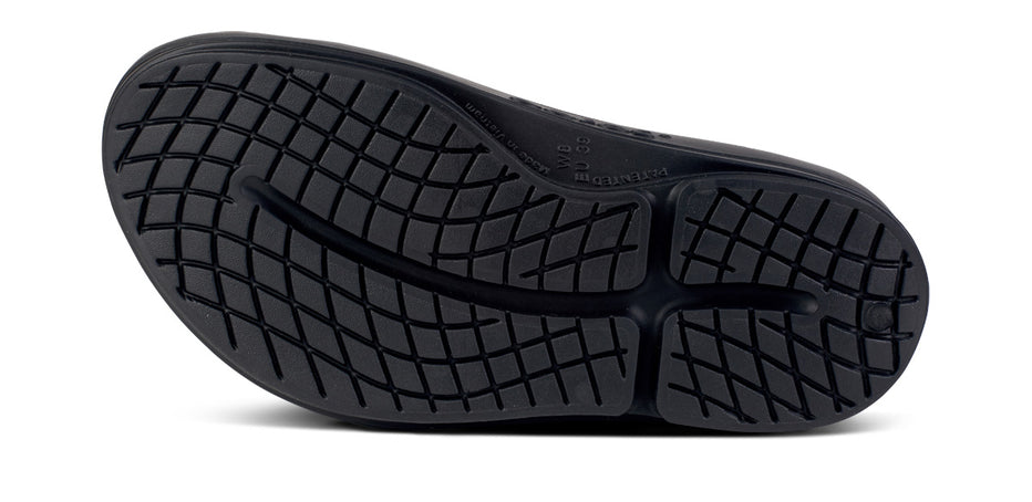 OOFOS Women's OOmega OOahh Recovery Slide Sandal - Black – oofos.co.uk