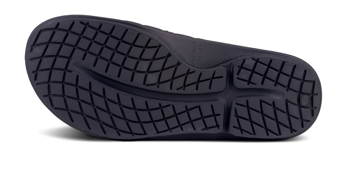 Men's OOahh Sport Flex Slide Sandal - Matt Black