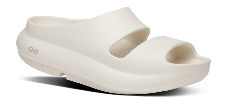 OOFOS Women's OOyea Slide Sandal - Chalk – oofos.co.uk