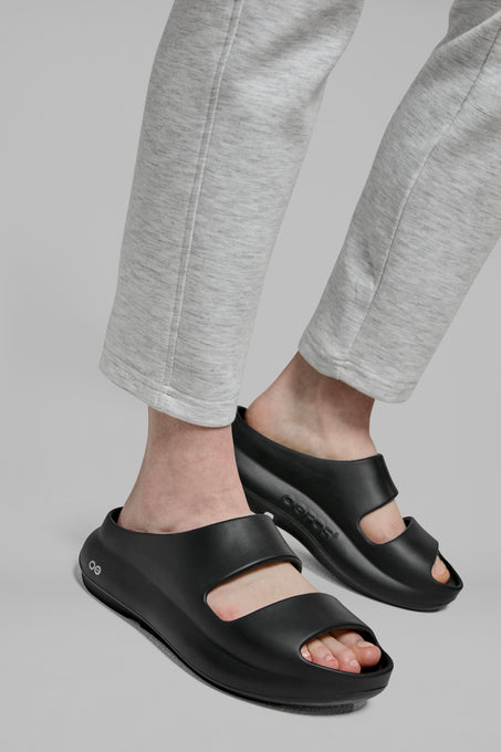 OOFOS Women's OOyea Slide Sandal - Black – oofos.co.uk