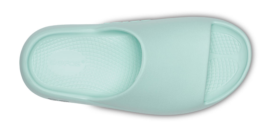 OOFOS Women's OOahh Plus Slide Sandal - Mint – oofos.co.uk