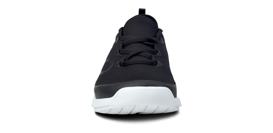 NEW OOFOS men\'s oomg sport lace shoe in white black Oofos OOmg Sport Review: My Life Be Like OOohh, Aahhh  main image 3